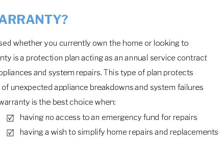 home warranty trimble